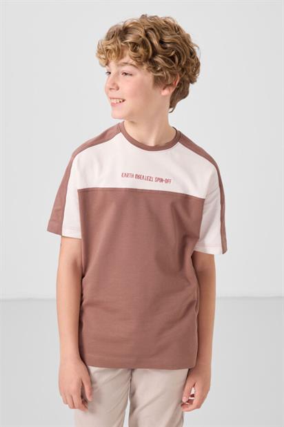 Tommy Life Erkek Garson Oversıze T-Shirt O Yaka T17EG-11290