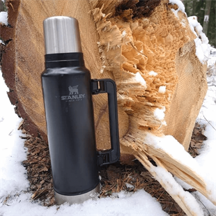 Stanley Klasik Vakumlu Çelik Termos Siyah 1.4
