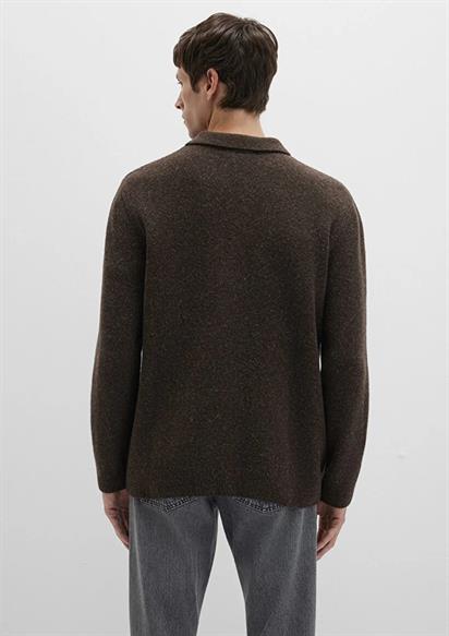 Mavi Polo Yaka Seal Brown Erkek Kazak 0710255-70251