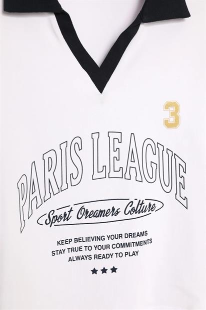 Quzu Matchli Baskılı T-shirt 25YTSH00353