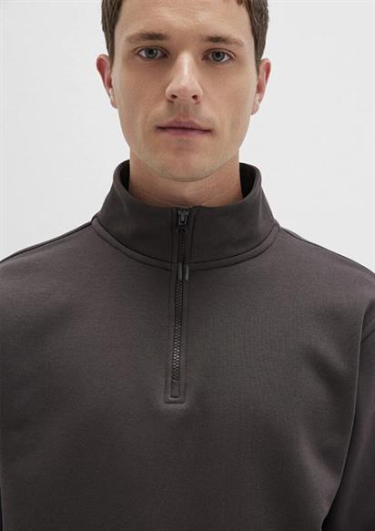 Mavi Yarım Fermuarlı  After Dark Erkek Sweatshirt 0S10278-70219
