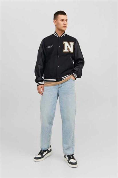 Jack&Jones Jorcollege Wool Blend Bomber Noos Erkek Ceket 12241559