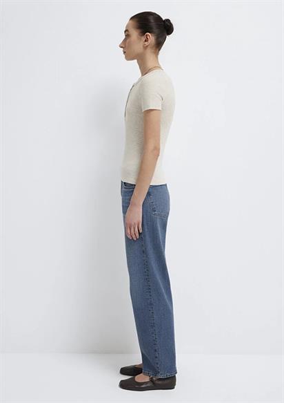 Mavi Basic Yulaf Melanj Kadın T-Shirt 1613806-80084