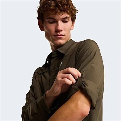 The North Face M Sequoıa Long Sleeve  Erkek Gömlek NF0A8FU521L1