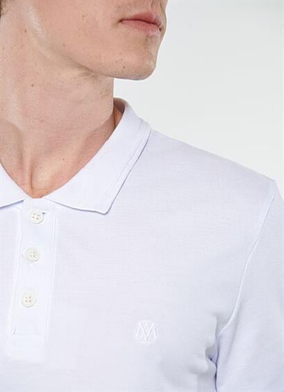 Mavi Polo Tişört Beyaz Erkek 064946-27879