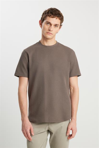 Wrangler Relaxed Fit Dokulu Basic Erkek T-shirt