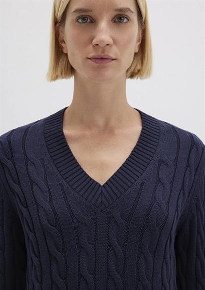 Mavi V Yaka Seaborne Kadın Kazak 1710720-89101