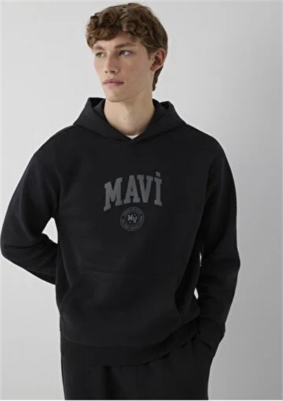 Mavi Mavi Kapüşonlu   Erkek Sweatshirt 0S10646-900