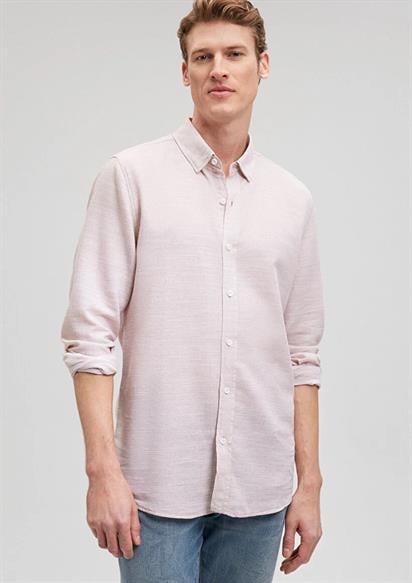 Mavi Uzun Kol Mocha Mousse Erkek Gömlek