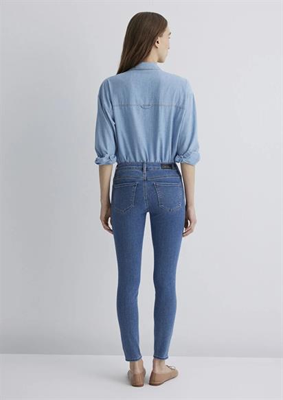 Mavi Tess Mid Brushed Gold Kadın Jean 100328-89570