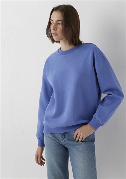 Mavi Bisiklet Yaka Kadın Sweatshirt-1610198-70662