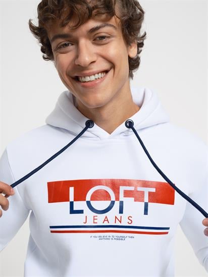 Loft Erkek White Sweatshirt LF2033105