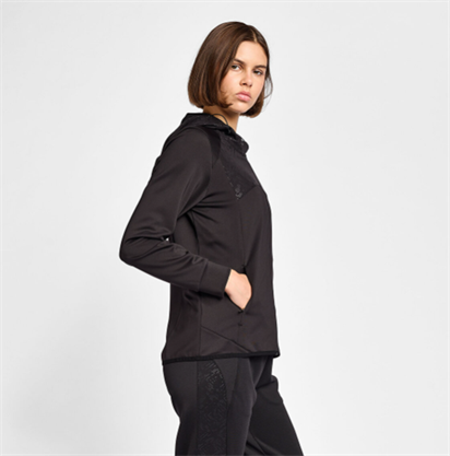 Lescon 25B-2001 Kadın Koşu Fermuarlı Kapşonlu Üst Sweatshirt 25BTBK002001