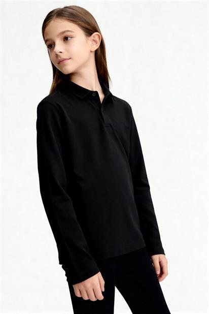 Tommy Life çocuk Polo Yaka Uzun Kol T-shirt