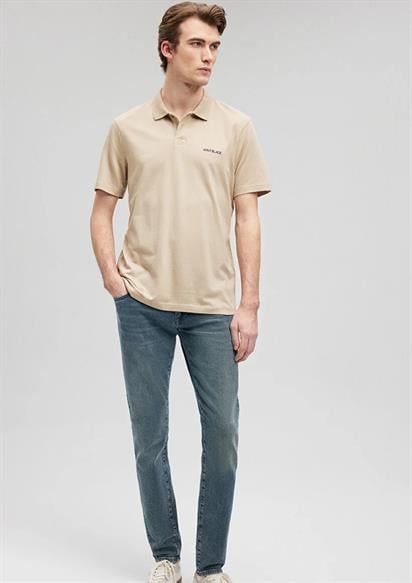 Mavi Polo Yaka Erkek Tişört