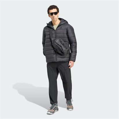Adidas Mt Ess Pad Ho J  Black Erkek Mont KX4221