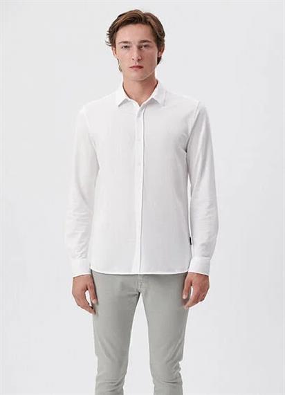 Mavi Uzun Kol Erkek Gömlek 0210329-620