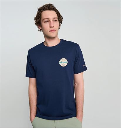 Columbia  Csc M Button Stamp Scrıpted Ss Tee Erkek Kısa Kollu T-Shirt