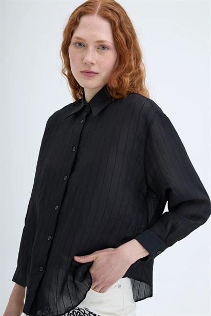 Quzu Oversize Uzun Kollu Gömlek 25YGML00188