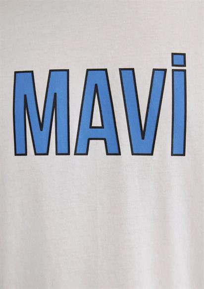 Mavi Logo  Beyaz Erkek T-Shirt 066842-620