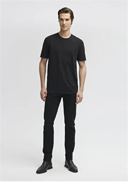 Mavi Basic Bisiklet Yaka T-Shirt Siyah 0610252-900