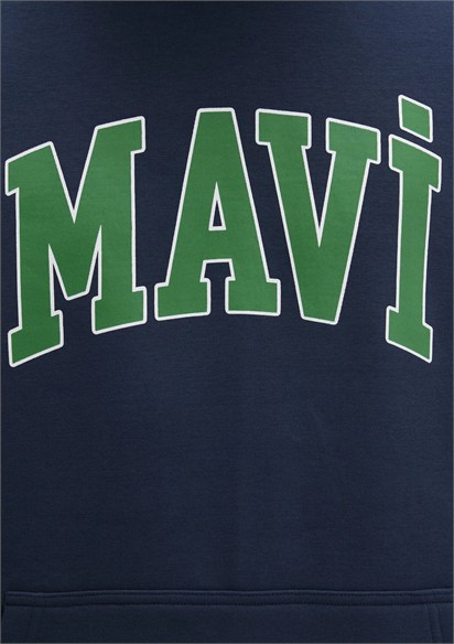 Mavi Logo Baskılı Erkek  Sweatshirt  067149-29743