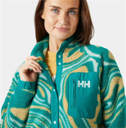 Helly Hansen W Imperıal Prınted Pıle Snap Kadın Mont HHA.63373