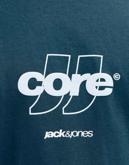 Jack&Jones Core Jcoclub Front Prınt Tee Ss Crew  Neck Erkek T-Shirt 12289868