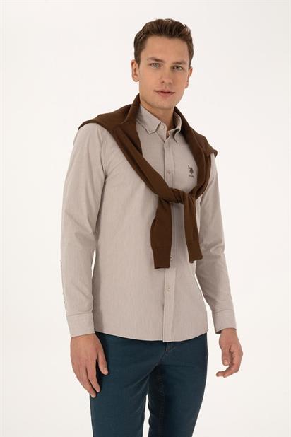 U.S Polo Assn. Erkek Dokuma Gömlek