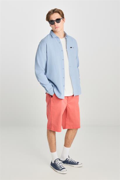 Lee Müslin Erkek Gömlek