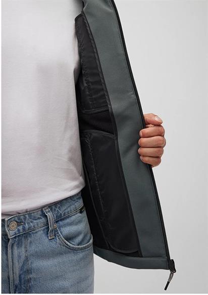 Mavi Kapüşonlu Erkek Ceket - 0110264-71598