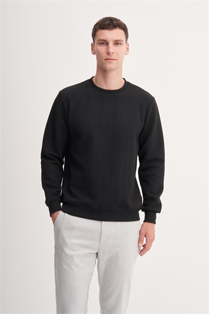 Cazador Erkek Bisiklet Yaka Sweatshirt 26KC53395