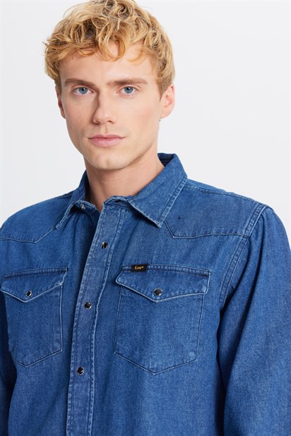 Lee Erkek Denim Gömlek