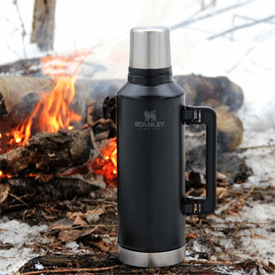 Stanley Klasik Vakumlu Çelik Termos Siyah 1.4