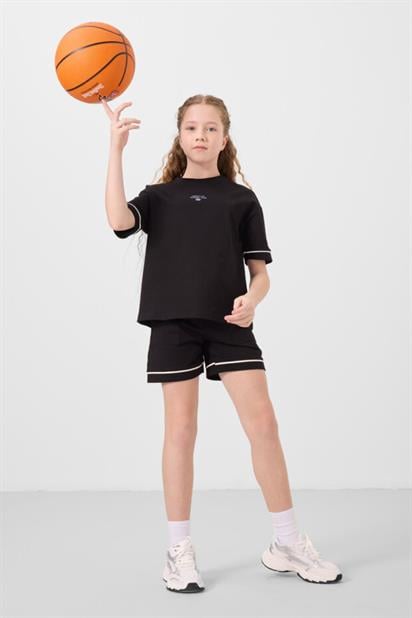 Tommy Life Kız Garson Şort Takım O Yaka/Sort T17KG-75183