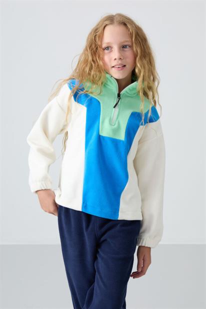 Tommy Life Kız Garson Dik Yaka  Sweat