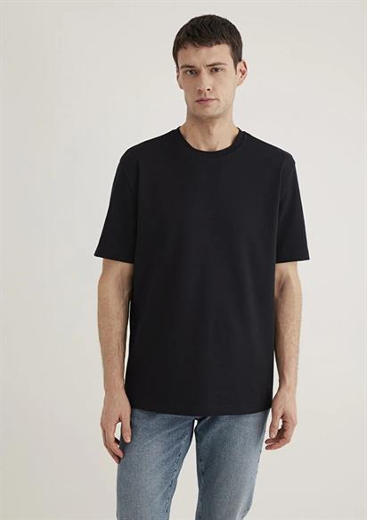 Mavi Kısa Kol  Siyah Erkek T-Shirt 0612731-900