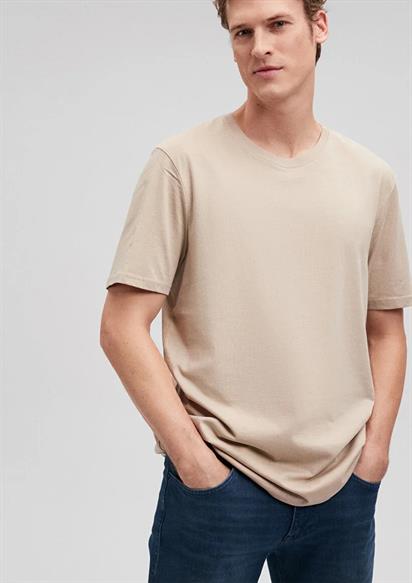 Mavi Erkek Bisiklet Yaka Tişört