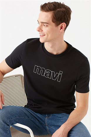 Mavi  Logo Siyah Erkek T-Shirt 065781-900