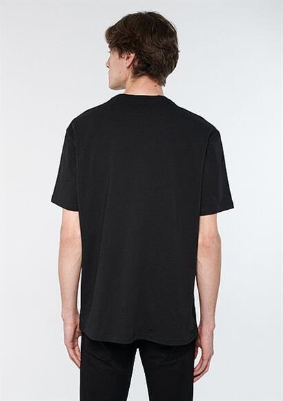 Mavi Bisiklet Yaka  Siyah Erkek T-Shirt 0610136-900