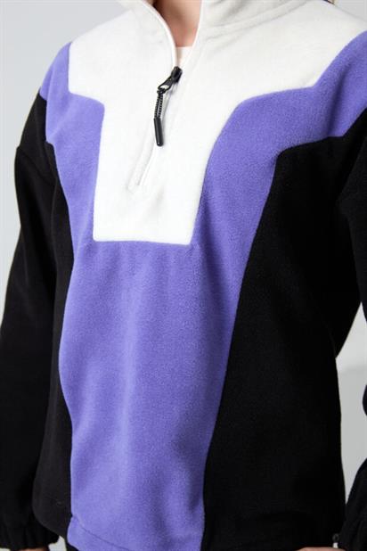 Tommy Life Kız Garson Dik Yaka  Sweat