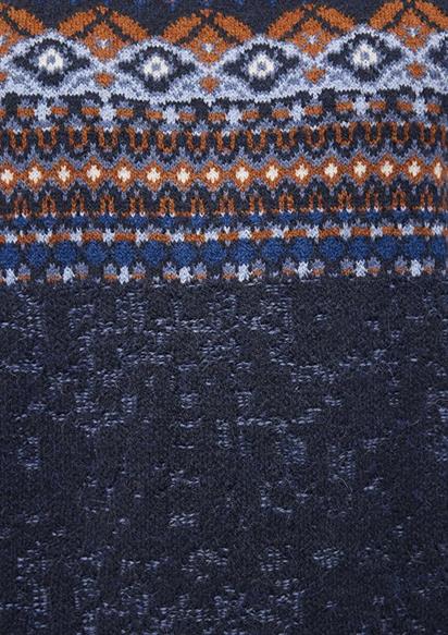 Mavi Erkek Jakarlı Lacivert Kazak 0710202-70490