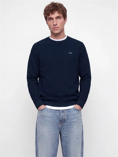 Jack&Jones Authentıc Jprblualves Structure Erkek Sweatshirt 12302739