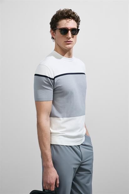 Lufian Enzo Erkek Triko T-Shirt 111090148