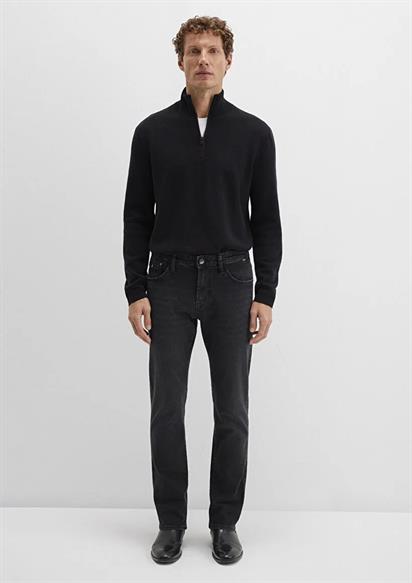 Mavi Half Zıp Siyah Erkek Kazak 0710328-900