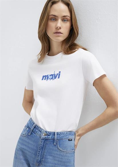 Mavi Mavi Baskılı Kadın T-shirt 1613287-620