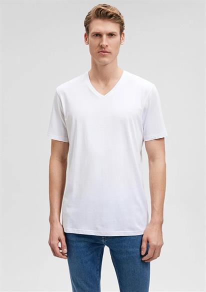 Mavi V Yaka T-shirt 065586-620