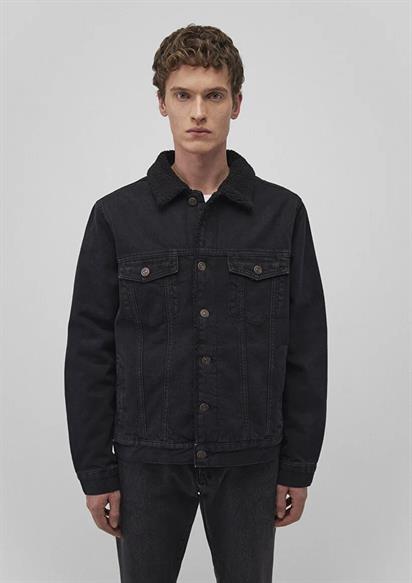 Mavi Zander Classic Denim Antrasit Suni Kürklü Jean Ceket