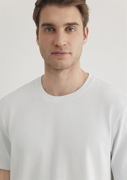 Mavi Basıc Bisiklet Yaka  Illusion Blue Erkek T-Shirt 0610252-70793