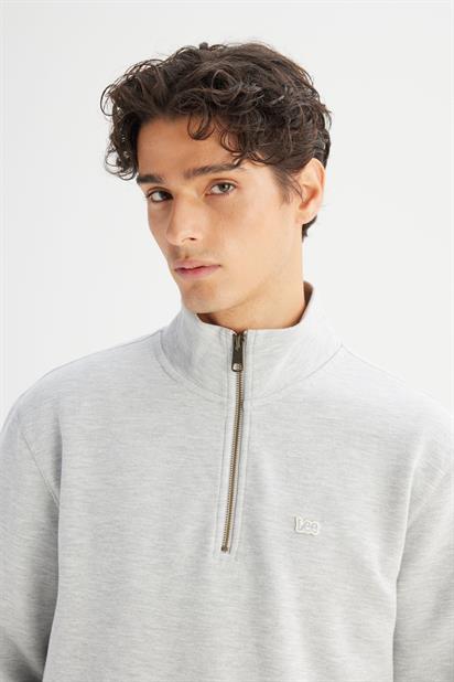 Lee Erkek Pike Interlock Half Zip Sweatshirt